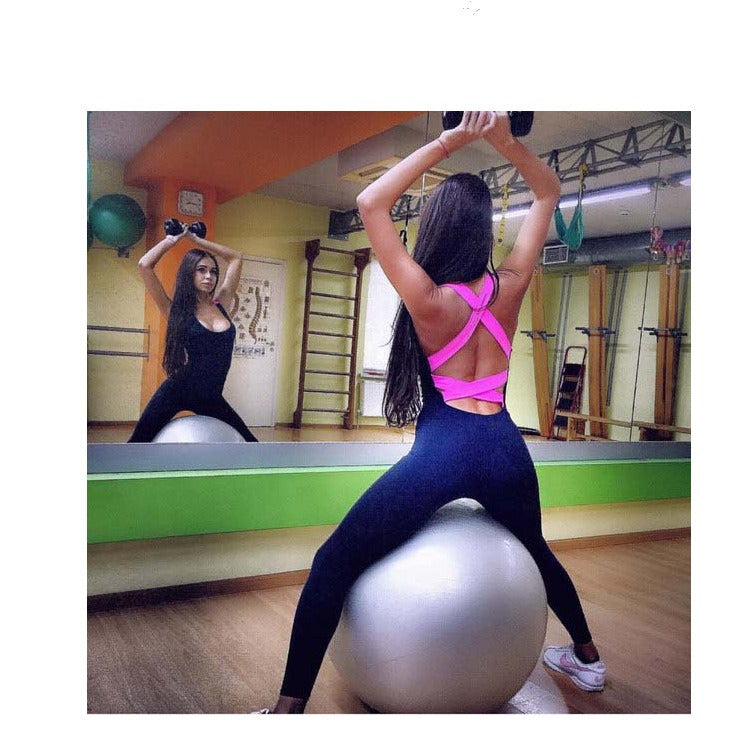 Spring And Summer New Style Sportswear Fashionable Bandage Stretch Jumpsuit