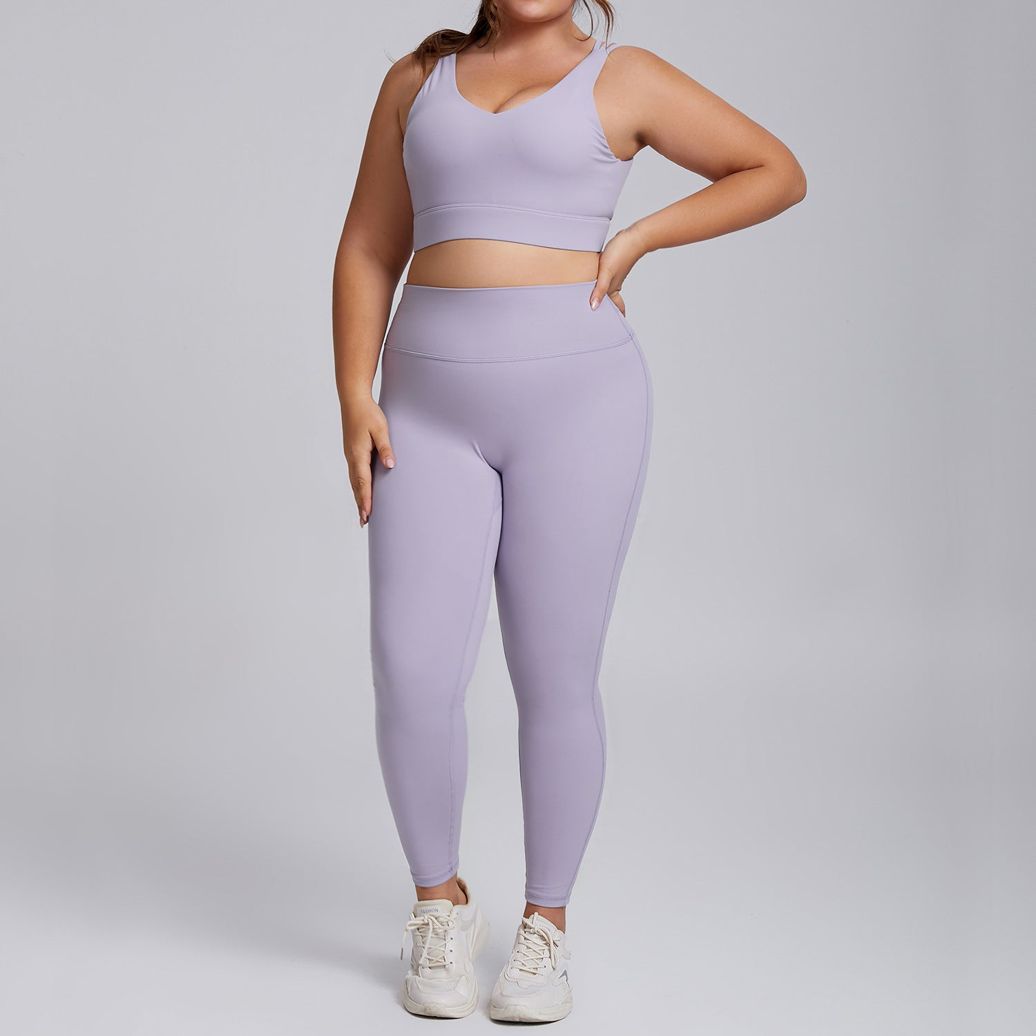 High elasticity yoga fitness suit yoga suit set running shockproof sportswear