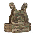 Beetle multi-function tactical vest with back pack external expansion buckle