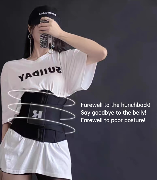 Ins style sweat shaping belt fitness shaping yoga exercise postpartum body shaping abdominal belt