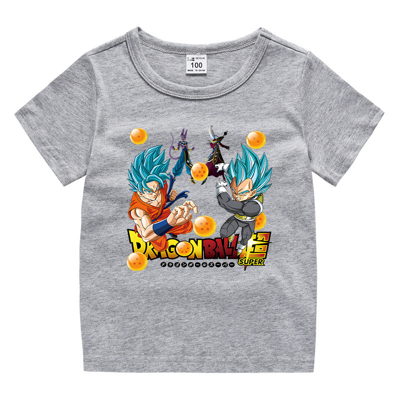 Children's summer clothing short sleeved T-shirt