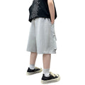 Casual Cargo Shorts for Boys Lightweight Mid-Length Pants Kids