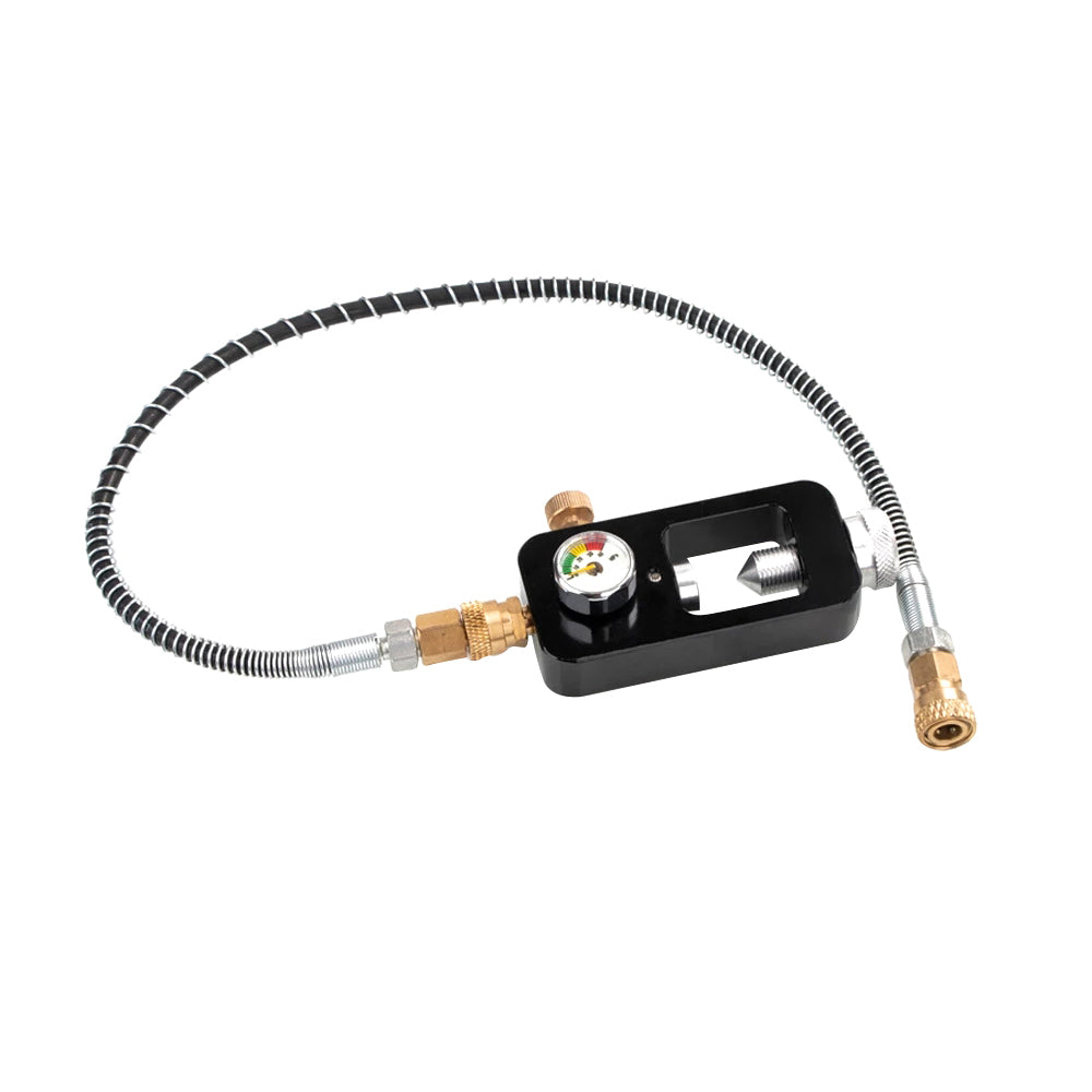 Diving Oxygen Cylinder Charging Valve Scuba Adapter With Meter And Hose