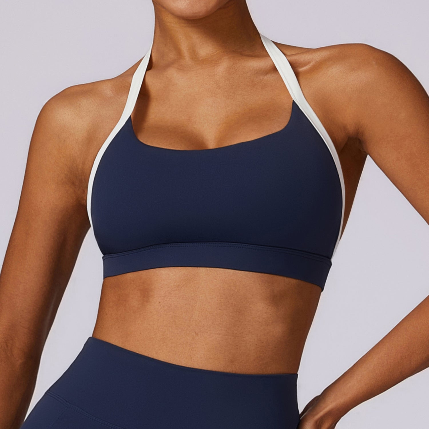 Hanging neck yoga quick drying sports bra running and fitness vest