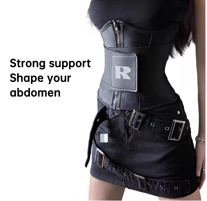 Ins style sweat shaping belt fitness shaping yoga exercise postpartum body shaping abdominal belt
