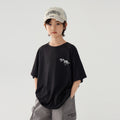 Cool Breathable Quick-Dry T-Shirt for Boys, Night Light Dinosaur Print