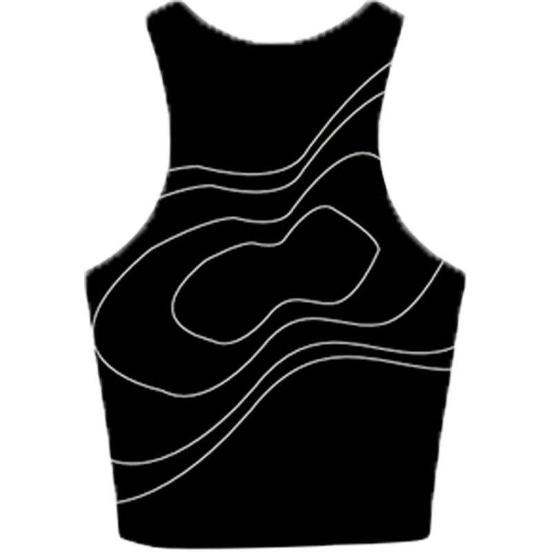 INS New Summer Trendy Fitted Tank Top Y2K Casual Streetwear Versatile Sports Tank Top