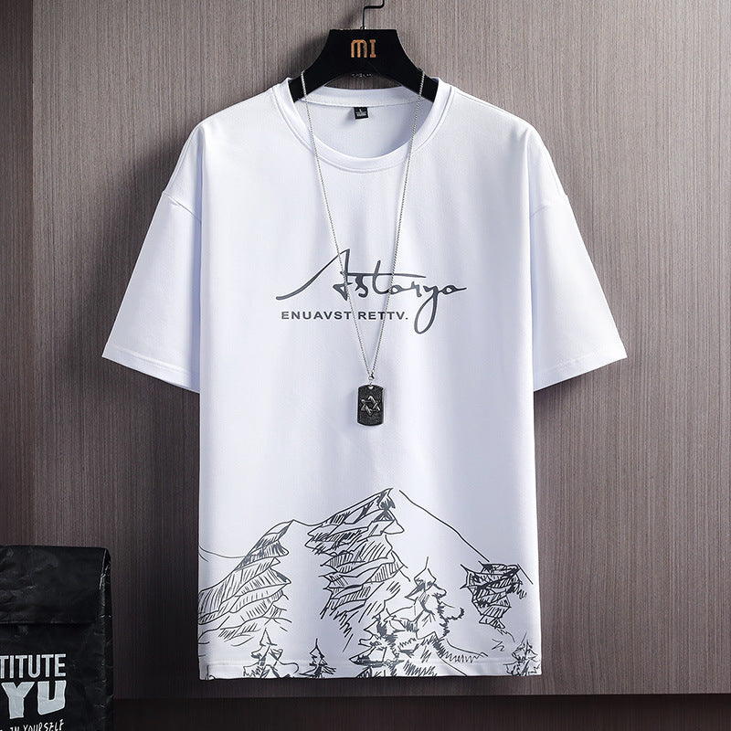 Men Shorts Sets Customized Men Summer Shirt Short Sets Beach short sleeve T-shirt and shorts suit