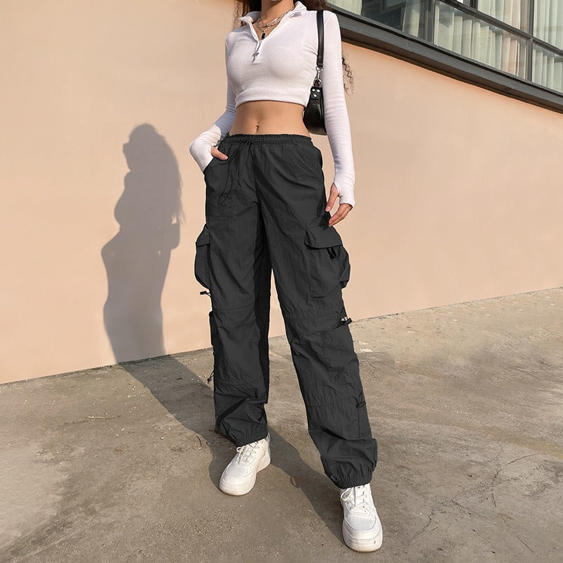 Ins New Sports Outdoor Sunscreen Ice Silk Loose Harun Pants Yoga Clothes Yoga Overalls