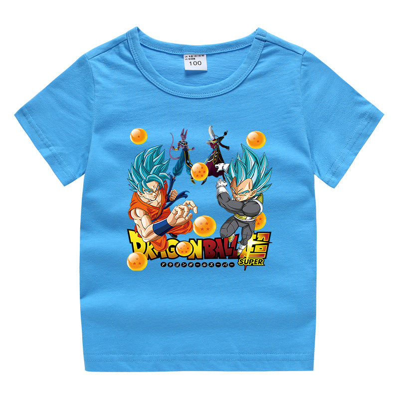 Children's summer clothing short sleeved T-shirt